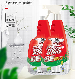 伟复 浴室清洁剂 650ml 2瓶装