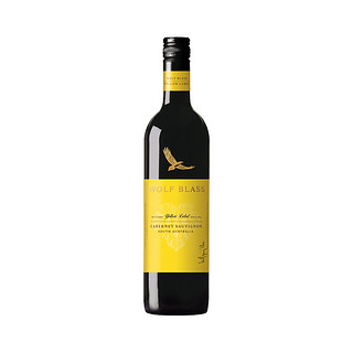 88VIP：澳洲进口纷赋/禾富WOLF BLASS黄牌赤霞珠干红酒红葡萄酒 *2件