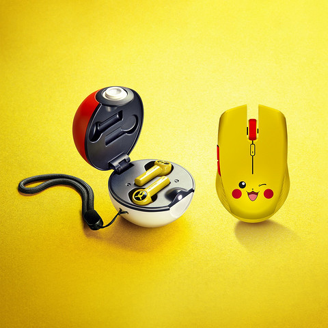 无线鼠标 Razer 雷蛇宝可梦皮卡丘限定款无线鼠标精灵球真无线耳机套装 什么值得买