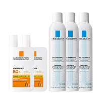 LA ROCHE-POSAY 理肤泉 温泉舒缓喷雾 300ml*3+特护清盈防晒乳 SPF50+ PA++++50ml*2