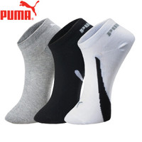 PUMA/彪马袜子男士休闲运动船袜3双装 201203001 混色 均码