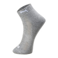PUMA/彪马袜子男士毛圈休闲运动袜单双装 261022002 灰色 均码