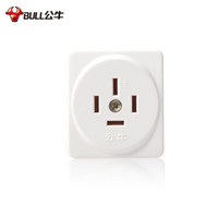公牛 三相四线插座明装盒 4扁脚GN-Z16 16A 440V 伏空调工业大功率（定制商品）