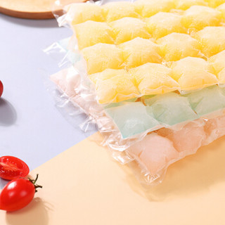 HAIXIN制冰袋一次性冰块袋自封口冰格模具家用冰冻袋子 30片装送漏斗