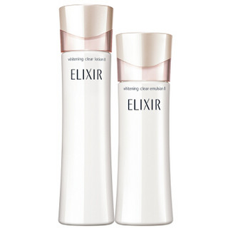 怡丽丝尔（ELIXIR）纯肌净白水乳护肤套装滋润型（水170ml+乳130ml）资生堂旗下品牌 美白滋润 护肤品