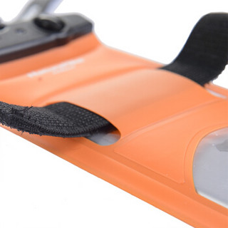 NH三星防水套 苹果手机国产小米华为防水袋 密封 沙滩 游泳浮潜水 橙色 4寸以下屏
