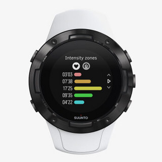 颂拓（SUUNTO）智能手表suunto5光学心率户外GPS跑步骑行游泳运动手表智能电池芬兰进口典雅白中文