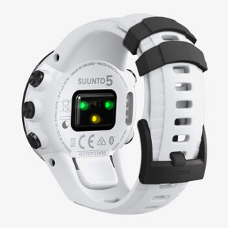 颂拓（SUUNTO）智能手表suunto5光学心率户外GPS跑步骑行游泳运动手表智能电池芬兰进口典雅白中文