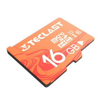 台电（TECLAST）16GB TF (MicroSD) 存储卡 高速传输  读取速度可达90MB/S  手机/行车记录仪/数码相机/摄像