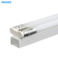PHILIPS飞利浦照明 企业客户 T8 日光灯 LED灯管支架全套 1200mm单管灯架带反光罩 16W灯管