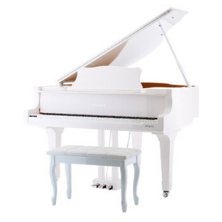 世爵（spyker）三角钢琴 数码 专业演奏HD-W152 白色