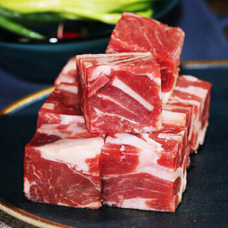 中荣 带骨羊肉块500g 内蒙古 原切排酸 羊肉 生鲜