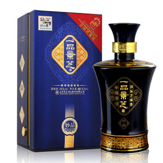 景芝 46度芝麻香型白酒 一品景芝妙品 500ml*6瓶整箱装 山东 酱浓清一体 粮食酒