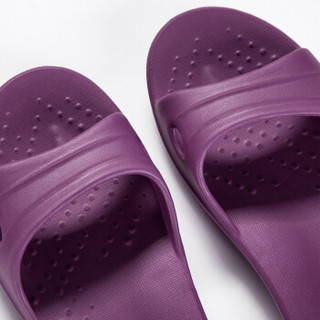 大朴家纺  防滑速干洗澡浴室拖鞋 进口轻盈 无荧光增白剂 紫色 M (建议36-37码)