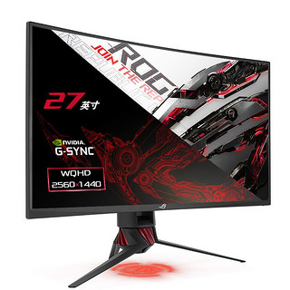 ROG 玩家国度 猛禽 XG27WQ 27英寸 VA 曲面 FreeSync 显示器（2560×1440、165Hz、125%sRGB、HDR400）