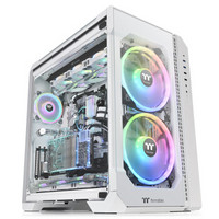 Tt（Thermaltake）View 51 TG ARGB 白色 机箱水冷电脑主机（3*ARGB风扇/4mm钢化玻璃/支持360水冷/Type-C）