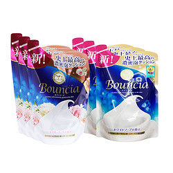 Cow 牛牌 Bouncia浓密泡沫沐浴露补充装 400ml 6袋装（花香*3+高保湿*3）