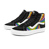 VANS 范斯  VN0A4U3DWN7  高帮彩色印花滑板鞋