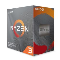 AMD 锐龙 R3 3100/3300X处理器盒装台式电脑主机CPU处理器