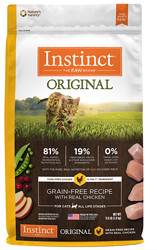 美国原装进口 Instinct生鲜本能 无谷系列 鸡肉配方全猫粮 11磅(5kg)