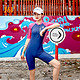 361° SLY201070 女子保守型平角游泳衣