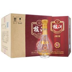 42度枝江1818枝江淡雅白酒500ml*6瓶整箱白酒纯粮固态发酵粮食酒 42度 *3件