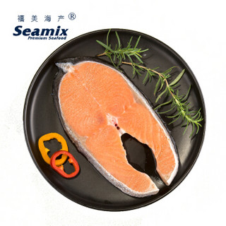 Seamix 禧美海产 禧美 智利三文鱼切段（银鲑）500g/袋 2-4片 辅食 生鲜 海鲜水产 烧烤食材