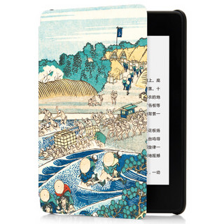 Kindle paperwhite 全新 电子书阅读器 四代32G 墨黑色*MFA波士顿美术馆保护套-富士景套装