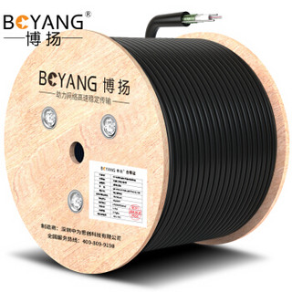 博扬（BOYANG）BY-GYXTW-12B1 12芯单模室外光纤线 GYXTW中心管式室外网线架空光缆 3000米/轴