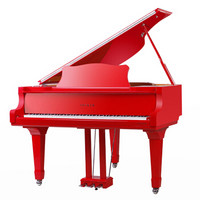世爵（spyker）钢琴 HD-W186 大三角数码钢琴 带自动演奏系统 红色