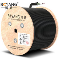 博扬（BOYANG）BY-GYXTW-12B1 12芯单模室外光纤线 GYXTW中心管式室外网线架空光缆 100米 可定制长度