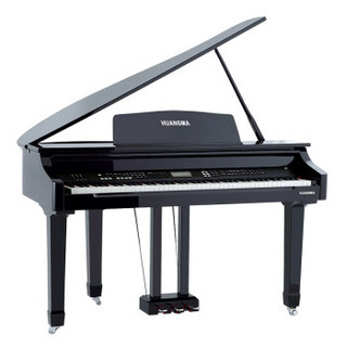 皇玛（HUANGMA）三角钢琴 商用小三角 HD-W086 黑色