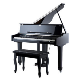 皇玛（HUANGMA）钢琴 商用小三角多功能  HD-W100 黑色