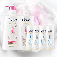 Dove 多芬 日常滋养修护套装（700ML*2 + 100ML*4）