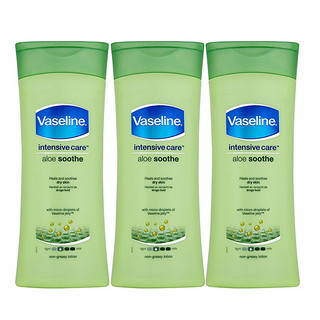 Vaseline 凡士林 倍护系列 芦荟舒缓润肤露 400ml*3