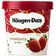 Häagen·Dazs 哈根达斯 草莓口味 冰淇淋 473ml*2+蒙牛 雪糕 75g*6支