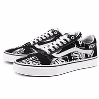 Vans 范斯 运动休闲系列 黑色滑板鞋