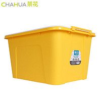 CHAHUA 茶花 塑料收纳箱 68L 3个装