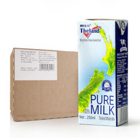 新西兰进口纽仕兰3.5全脂高钙早餐纯牛奶成人学生250ml*24盒整箱 *5件