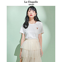 La Chapelle SPORT 27079-02GMSP 女士2020夏季新款印花图案圆领上衣 *3件