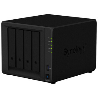 群晖（Synology）DS418play 双核心 4盘位NAS网络存储服务器+希捷酷狼4TB硬盘套装