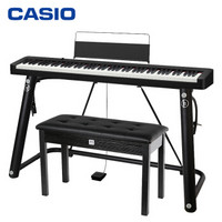 卡西欧（CASIO）电钢琴 CDP-S100BK 88键重锤电子钢琴便携双电时尚家庭款电子琴（琴头+琴架+琴凳耳机礼包）