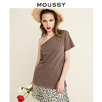 MOUSSY 摩西  010CAH80 女士修身T恤