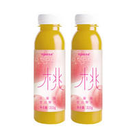 斐素FSJuice果汁饮料 水蜜桃汁 混合果汁饮料 水蜜桃味 310g * 2瓶 *7件