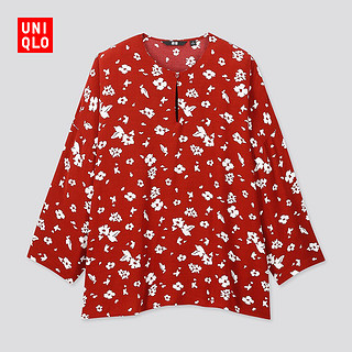 UNIQLO 优衣库 424969 女士印花七分袖衬衫