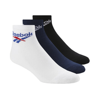 Reebok 锐步 CL LOST & FOUND BVM27 男女款短袜 黑色/学院藏青蓝/白色-BQ2225 B版18-20
