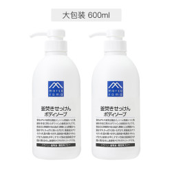 M mark 松山油脂 肥皂沐浴露 600ml 2瓶装 *2件