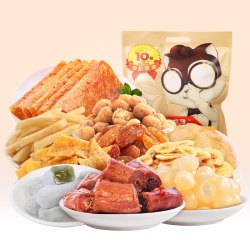 Three Squirrels 三只松鼠 零食礼包 1223g 10袋装 *4件