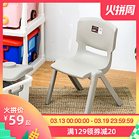 禧天龙塑料家用靠背儿童椅创意小凳子时尚矮换鞋凳加厚幼儿园凳子