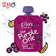 英国 艾拉厨房Ella's kitchen 有机香蕉苹果黑加仑蓝莓混合紫色果泥婴儿辅食宝宝零食90g 6个月以上 *16件